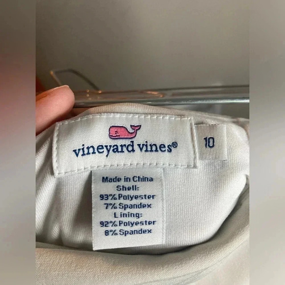 Vineyard Vines Skort Size 10 Off White Preppy - Picture 5 of 7